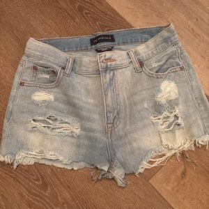 Aeropostal Vintage high-rise Shorty jean shorts size 0